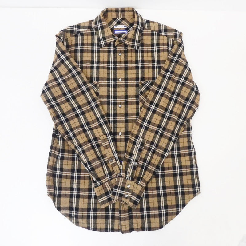 【中古】JACOB COHEN | ヤコブコーエン 長袖シャツ JP1210805 ブラウン系 サイズ:XL
