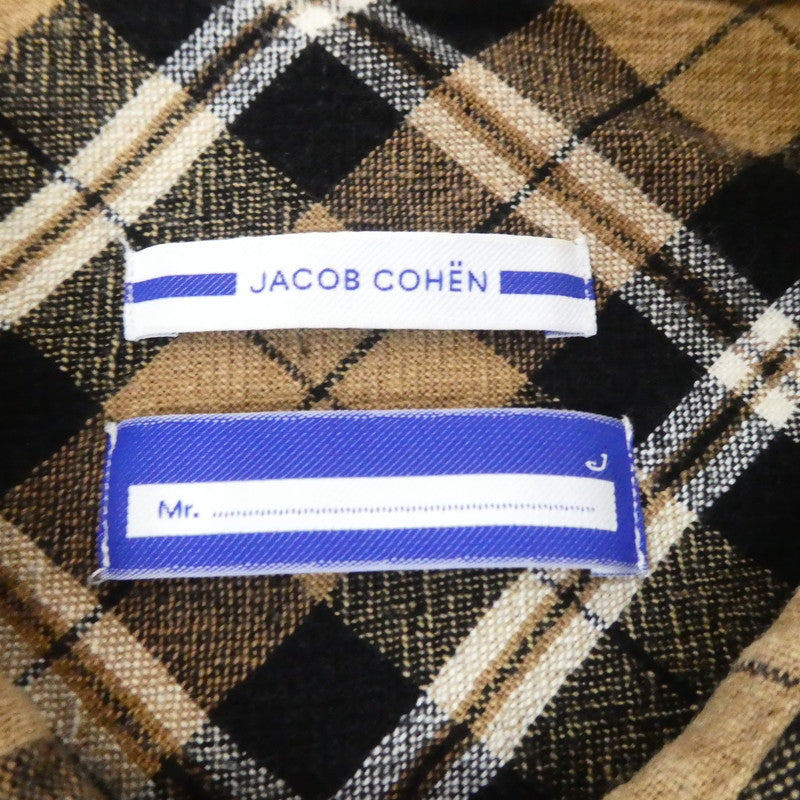【中古】JACOB COHEN | ヤコブコーエン 長袖シャツ JP1210805 ブラウン系 サイズ:XL
