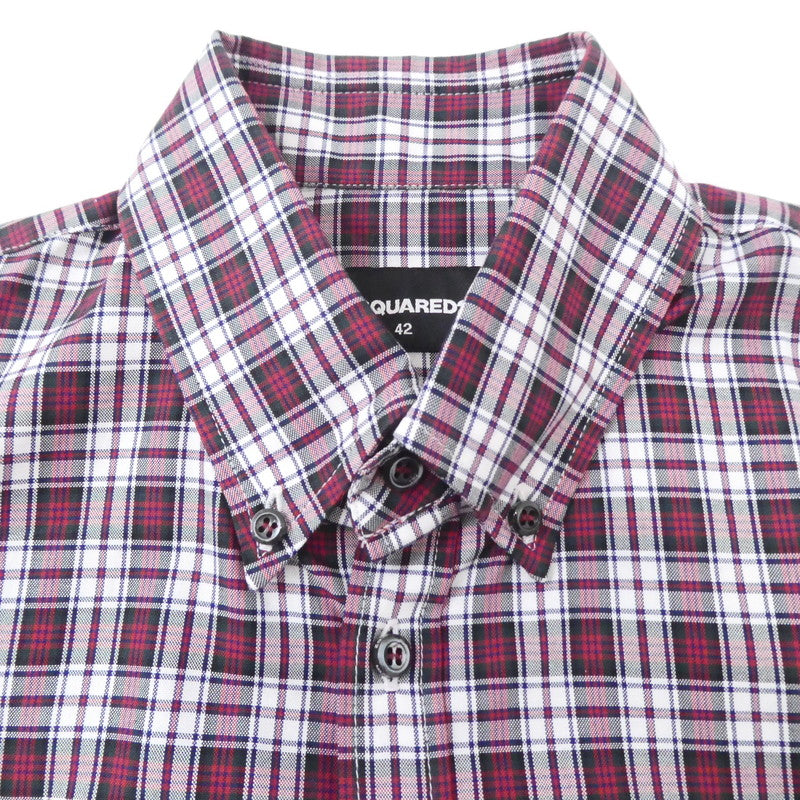 【中古】DSQUARED2 | ディースクエアード 長袖シャツ 71DM005847567 国内正規品 チェック サイズ:42