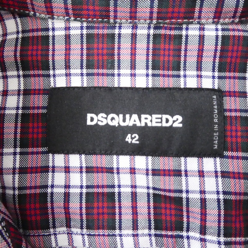【中古】DSQUARED2 | ディースクエアード 長袖シャツ 71DM005847567 国内正規品 チェック サイズ:42