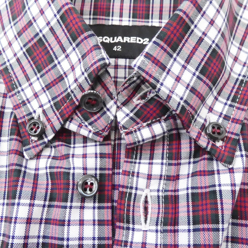 【中古】DSQUARED2 | ディースクエアード 長袖シャツ 71DM005847567 国内正規品 チェック サイズ:42