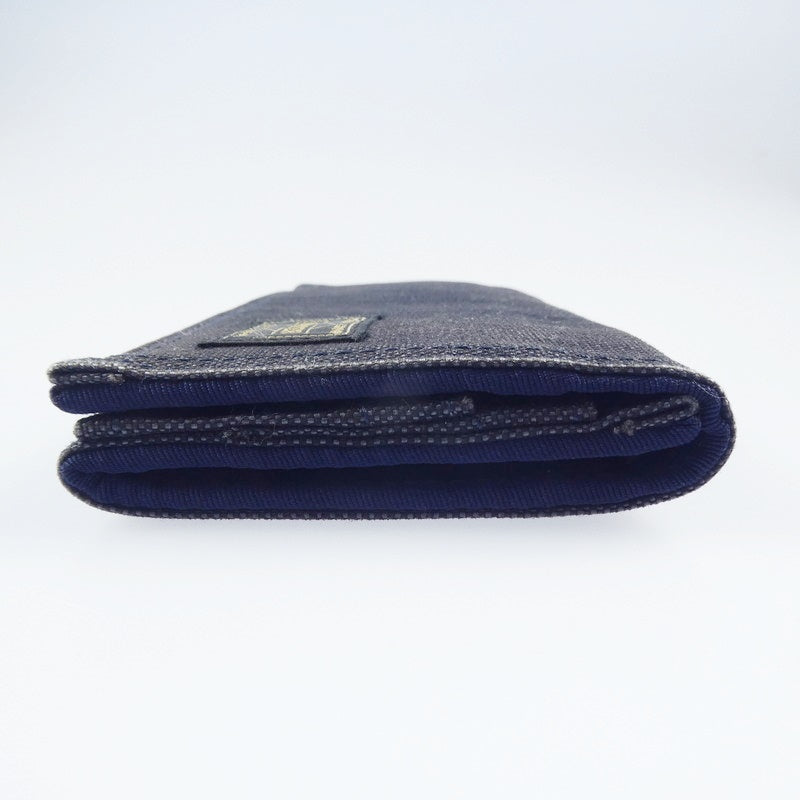 【中古】PORTER | ポーター SMOKY 二つ折り財布 592-06371 ネイビー