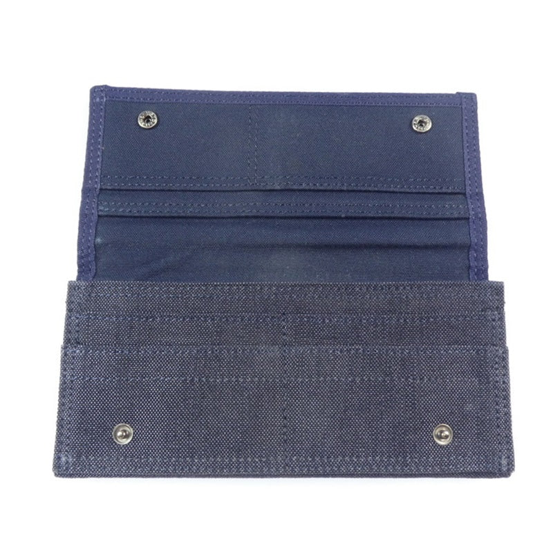 【中古】PORTER | ポーター SMOKY 二つ折り財布 592-06371 ネイビー