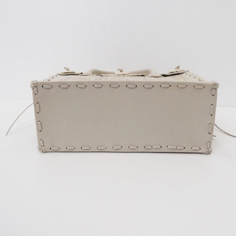 【中古】GRACE CONTINENTAL | グレースコンチネンタル MAESTRA S ハンドバッグ アイボリー