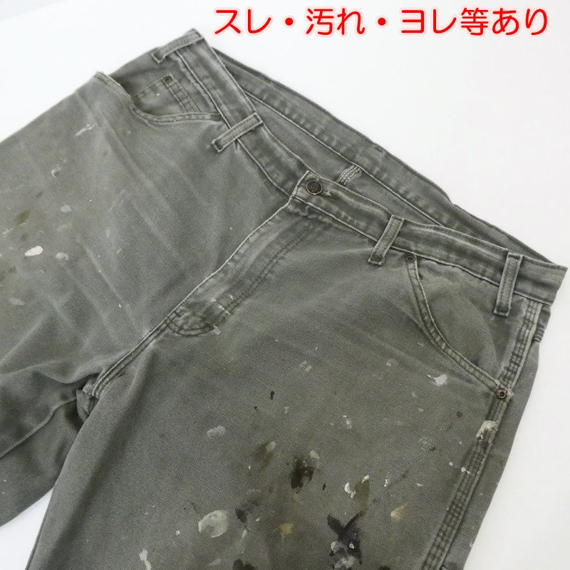 【中古】Dickies | ディッキーズ ダック地スプラッシュペイント パンツ オリーブ