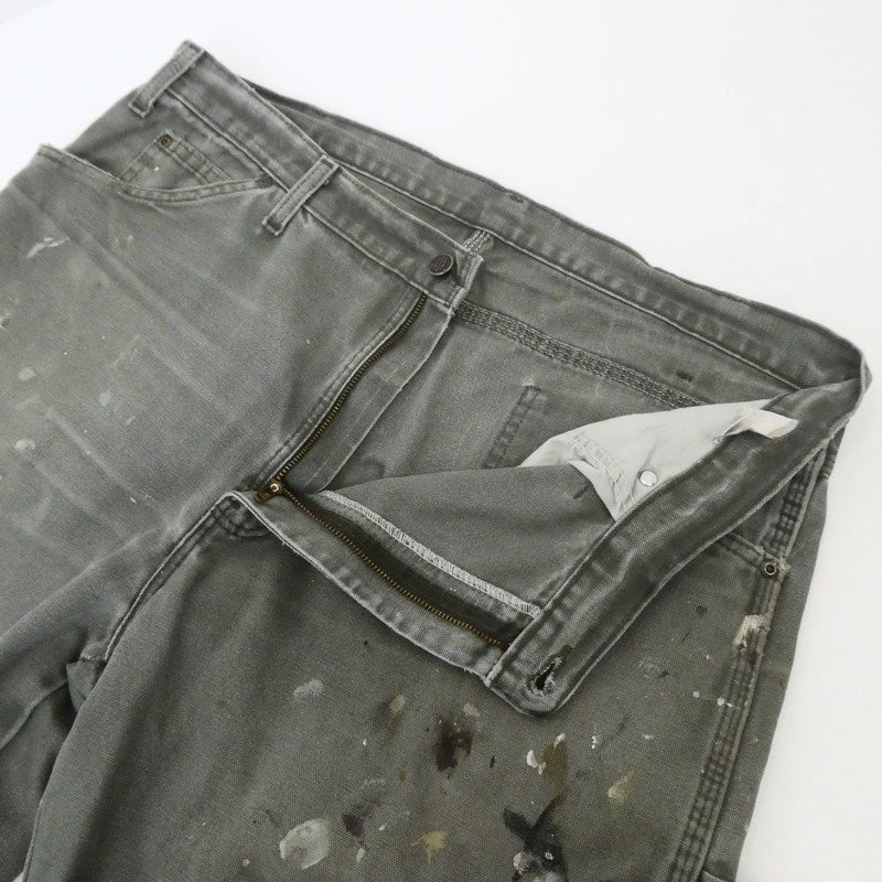 【中古】Dickies | ディッキーズ ダック地スプラッシュペイント パンツ オリーブ