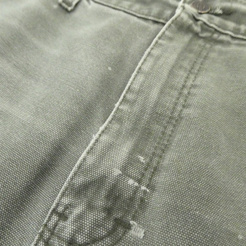 【中古】Dickies | ディッキーズ ダック地スプラッシュペイント パンツ オリーブ
