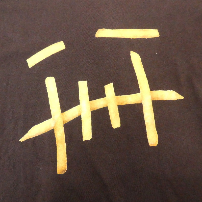 【中古】CACTUS JACK | カクタスジャック トラヴィス McDonald's Fry II T-Shirt 半袖Tシャツ ブラウン サイズ:XXL
