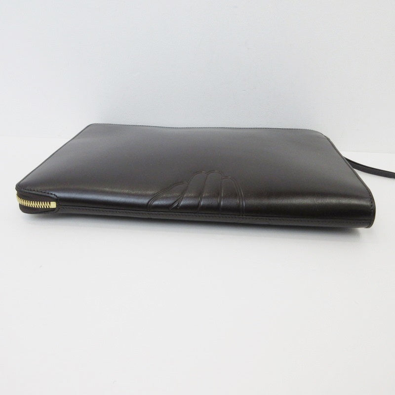 【中古】LUGGAGE LABEL | ラゲッジレーベル 別注 “shadow”クラッチバッグ L クラッチバッグ 34-62-0016-176 ブラウン