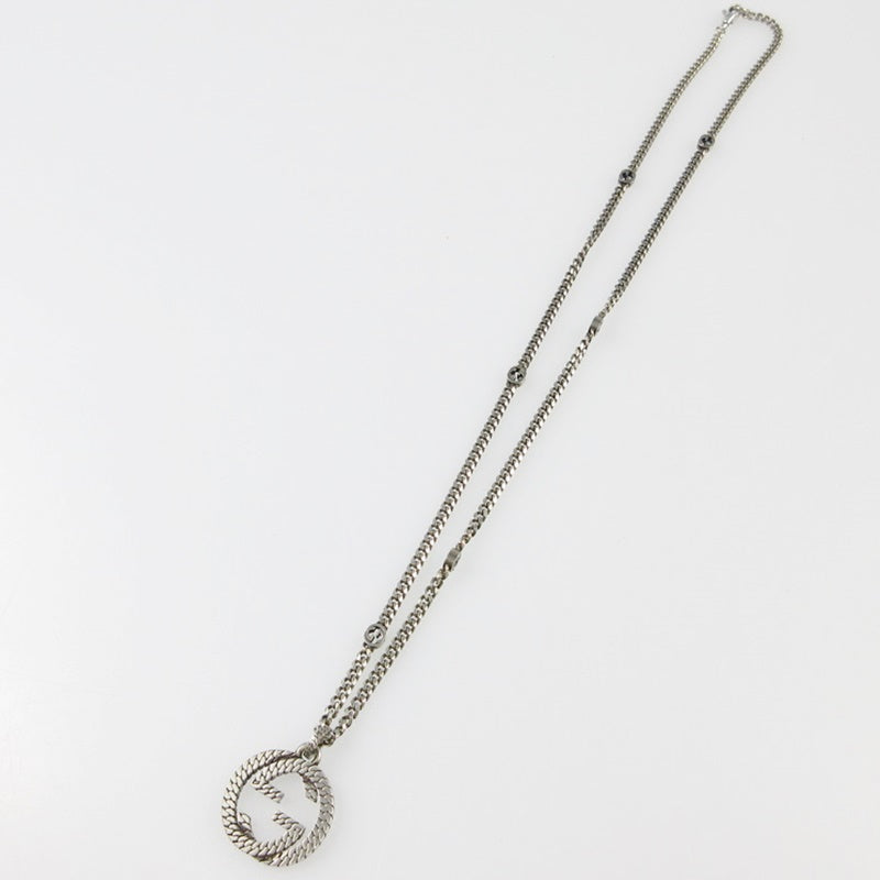 【中古】GUCCI | グッチ インターロッキング ネックレス 678651 -