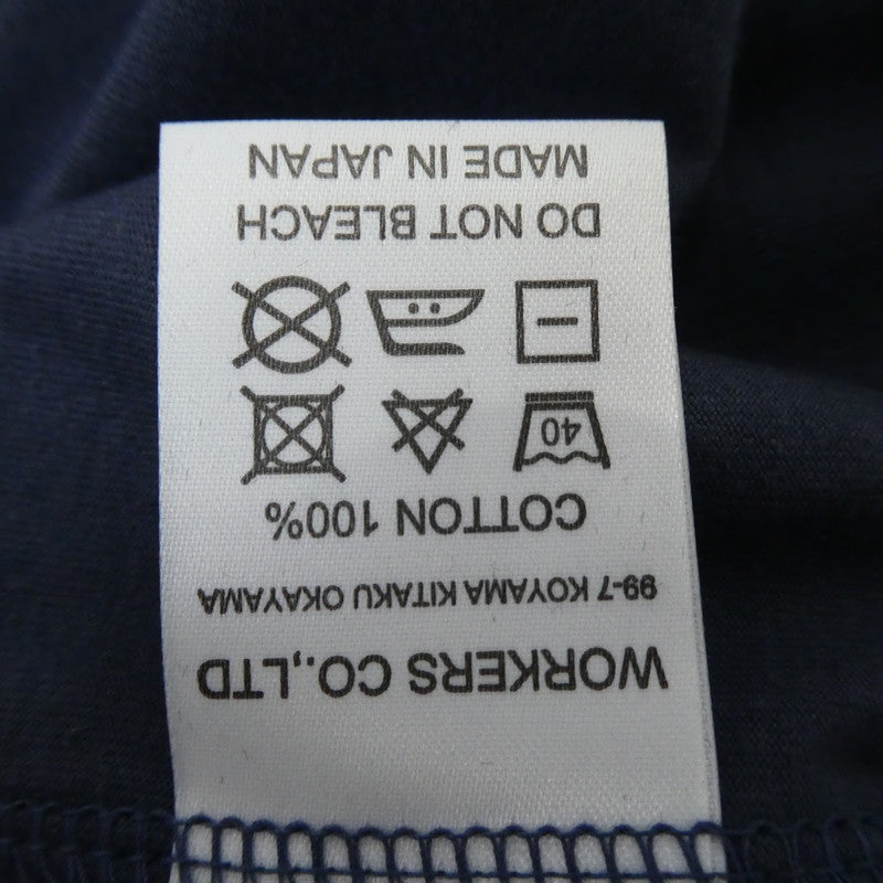 【中古】WORKERS | ワーカーズ 3 PLY Cardigan カーディガン ネイビー サイズ:M
