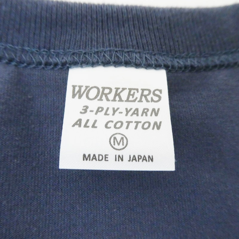 【中古】WORKERS | ワーカーズ 3 PLY Cardigan カーディガン ネイビー サイズ:M