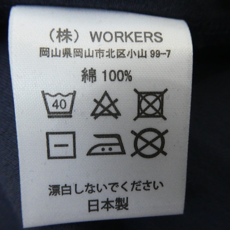 【中古】WORKERS | ワーカーズ 3 PLY Cardigan カーディガン ネイビー サイズ:M