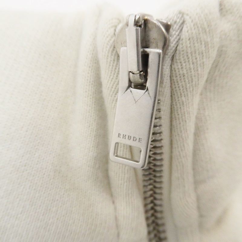 【中古】RHUDE | ルード CONTRAST QUARTER-ZIP Varsity スウェット RHSS24JA091672772277 ネイビー サイズ:XL