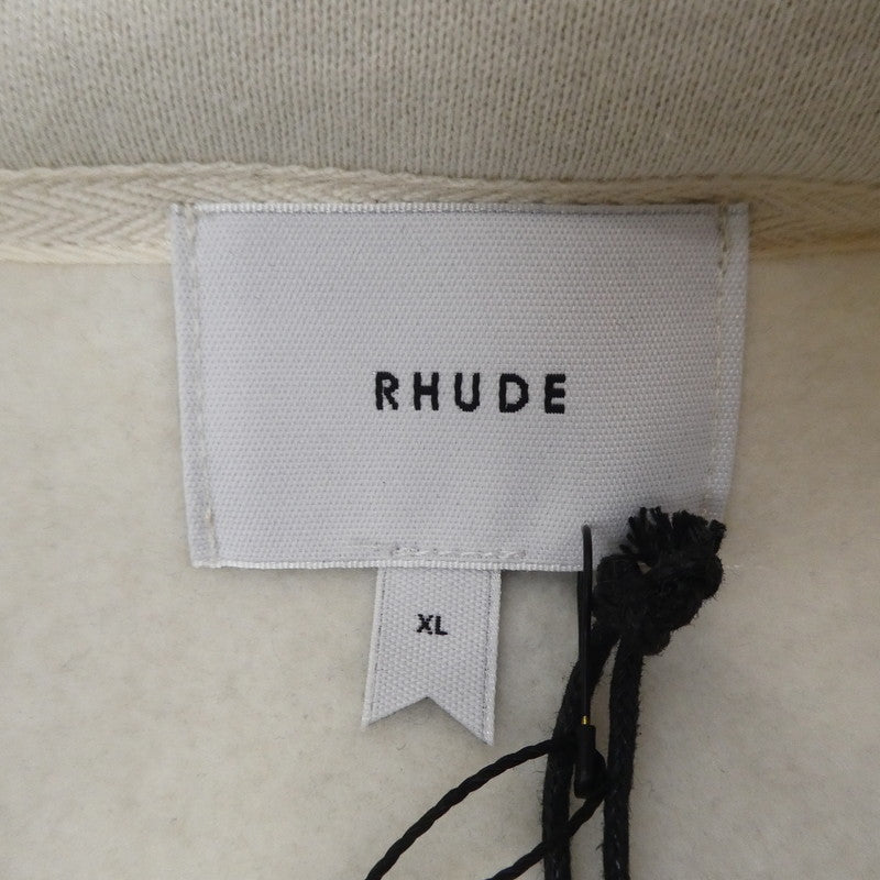 【中古】RHUDE | ルード CONTRAST QUARTER-ZIP Varsity スウェット RHSS24JA091672772277 ネイビー サイズ:XL