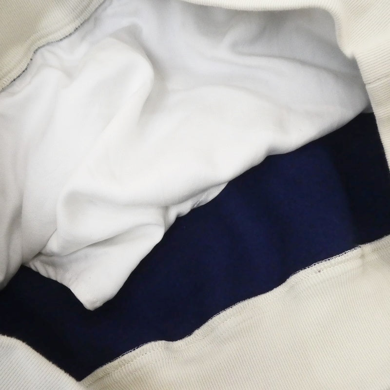 【中古】RHUDE | ルード CONTRAST QUARTER-ZIP Varsity スウェット RHSS24JA091672772277 ネイビー サイズ:XL