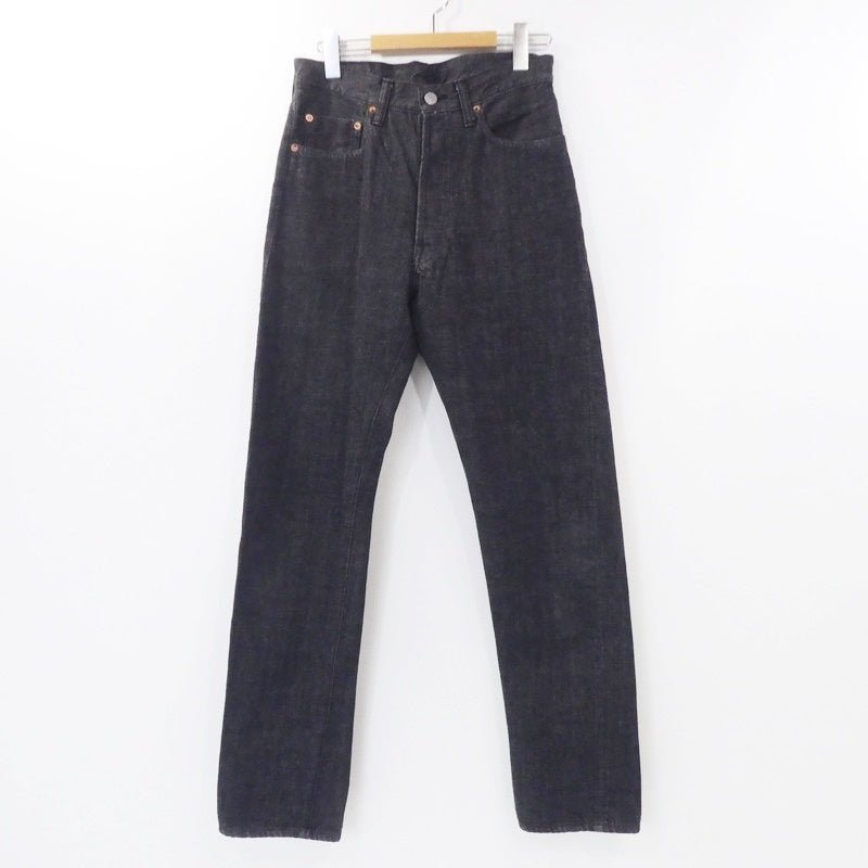 【中古】WORKERS | ワーカーズ SLIM TAPERED JEANS デニムパンツ 802 ブラック