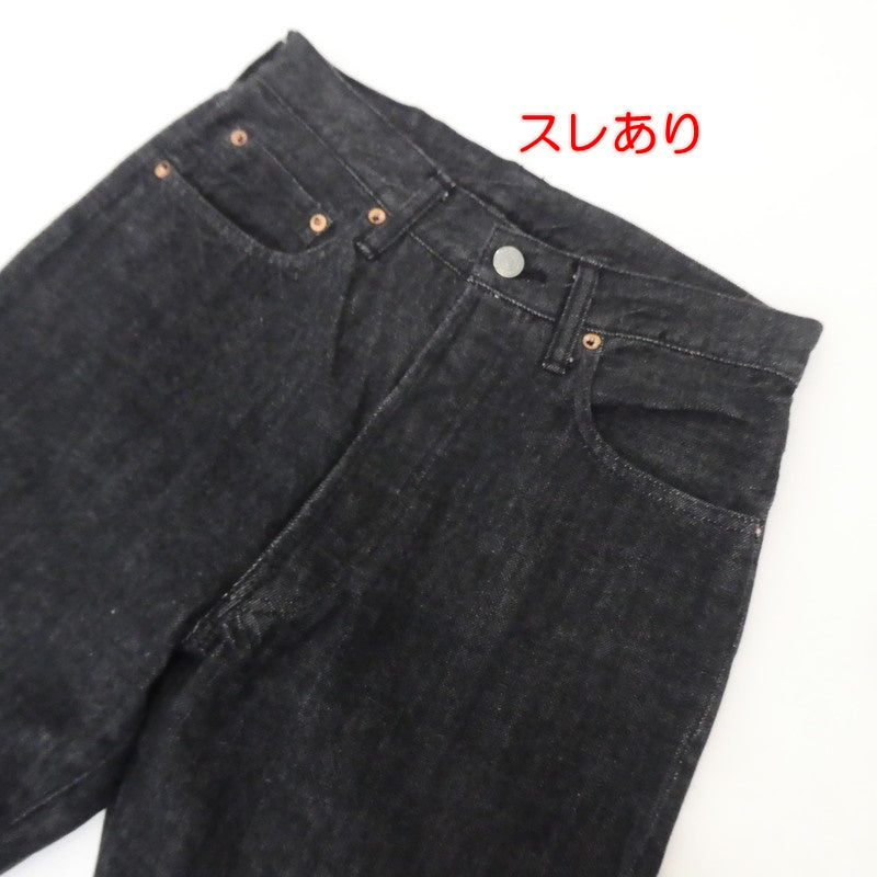 【中古】WORKERS | ワーカーズ SLIM TAPERED JEANS デニムパンツ 802 ブラック