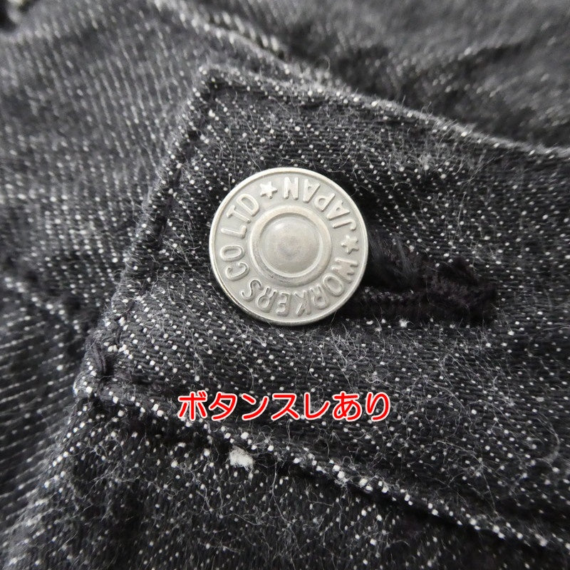 【中古】WORKERS | ワーカーズ SLIM TAPERED JEANS デニムパンツ 802 ブラック