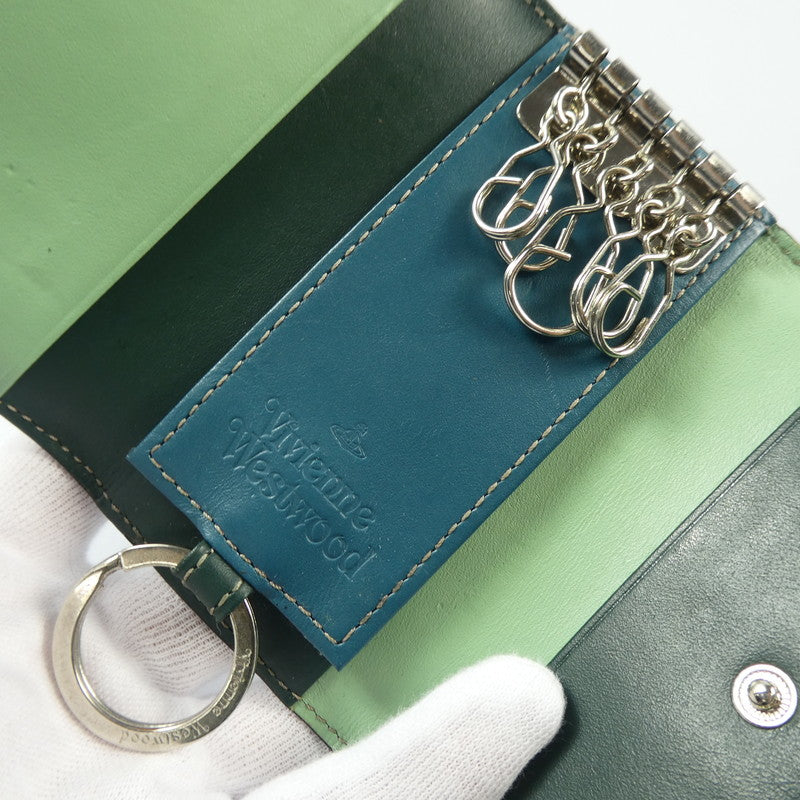 【中古】Vivienne Westwood | ヴィヴィアンウエストウッド TRINITY インサイド キーケース 149110 SW4023 ブラック