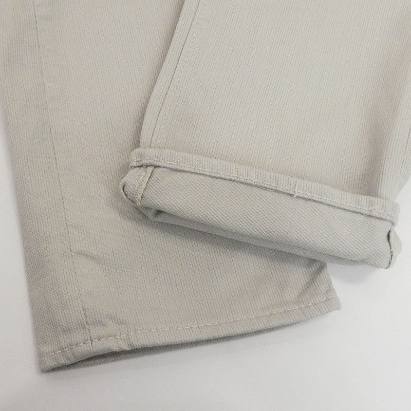 【中古】orSlow | オアスロウ COTTON PIQUE IVY FIT PANTS デニムパンツ 107W アイボリー サイズ:S