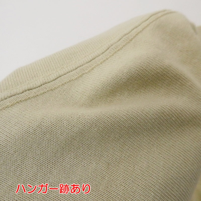 【中古】THE NORTH FACE | ザ・ノースフェイス L/S Nuptse Cotton Tee 長袖Tシャツ NT32443 ベージュ サイズ:M