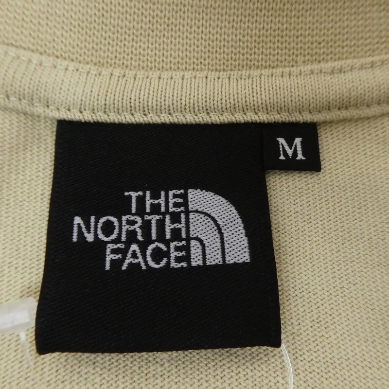 【中古】THE NORTH FACE | ザ・ノースフェイス L/S Nuptse Cotton Tee 長袖Tシャツ NT32443 ベージュ サイズ:M