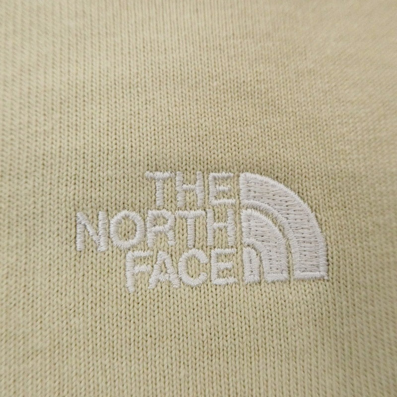 【中古】THE NORTH FACE | ザ・ノースフェイス L/S Nuptse Cotton Tee 長袖Tシャツ NT32443 ベージュ サイズ:M