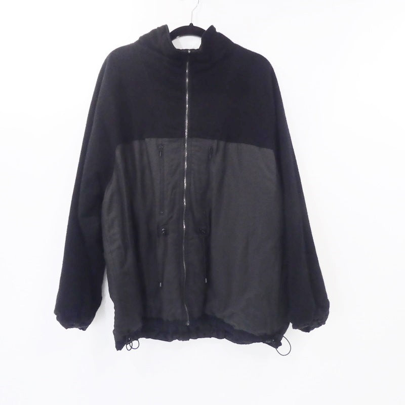 【中古】LIDNM | リドム COTTON SILK REVERSIBLE ZIP ブルゾン lm23aw04511 ブラック サイズ:M