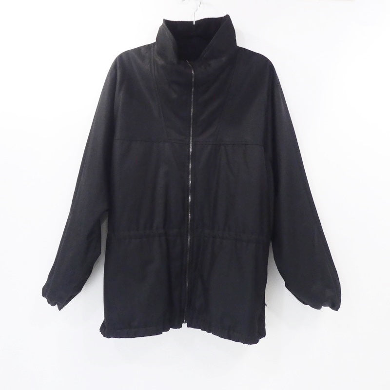 【中古】LIDNM | リドム COTTON SILK REVERSIBLE ZIP ブルゾン lm23aw04511 ブラック サイズ:M