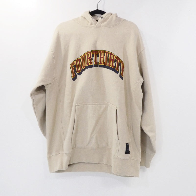 【中古】430 - FOURTHIRTY - | フォーサーティー ARCH COLLAGE P/O PARKA パーカー 22-175 ベージュ サイズ:3