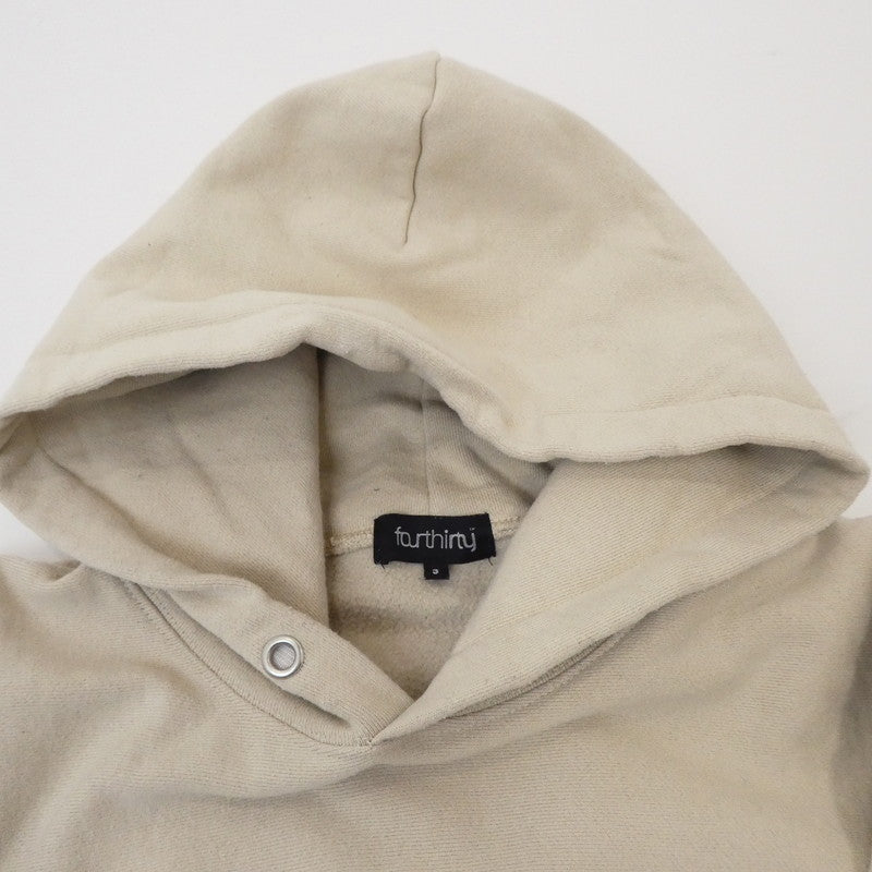 【中古】430 - FOURTHIRTY - | フォーサーティー ARCH COLLAGE P/O PARKA パーカー 22-175 ベージュ サイズ:3