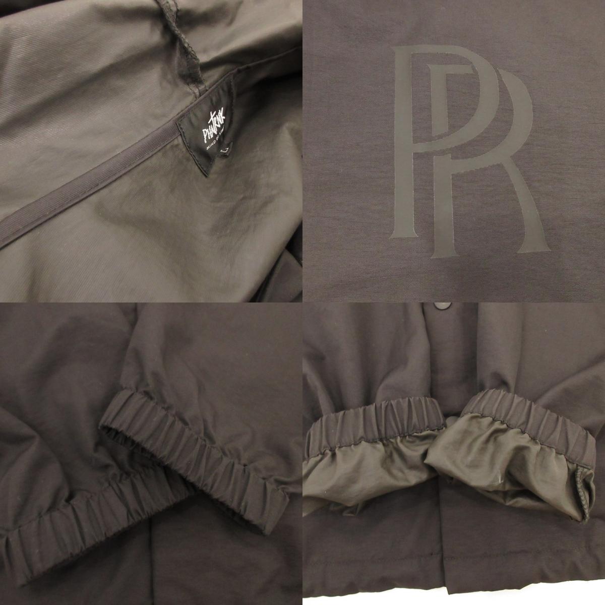 【中古】PHATRNK | ファットランク ナイロンジャケット ブラック サイズ:L
