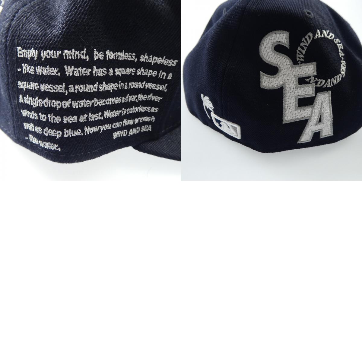 【中古】WIND AND SEA | ウィンダンシーウインダンシー San Diego Padres キャップ WDS-ERA-02 ネイビー