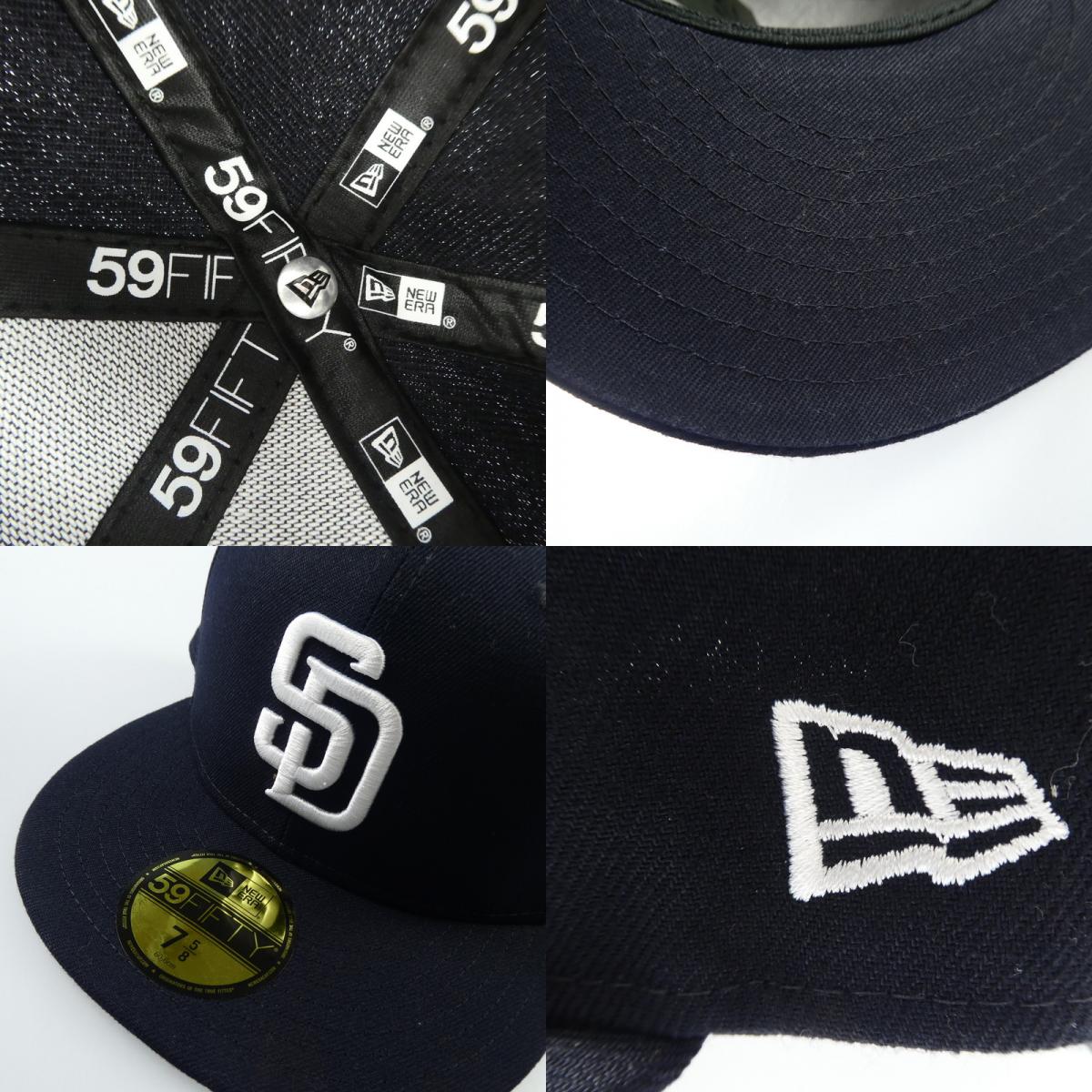 【中古】WIND AND SEA | ウィンダンシーウインダンシー San Diego Padres キャップ WDS-ERA-02 ネイビー
