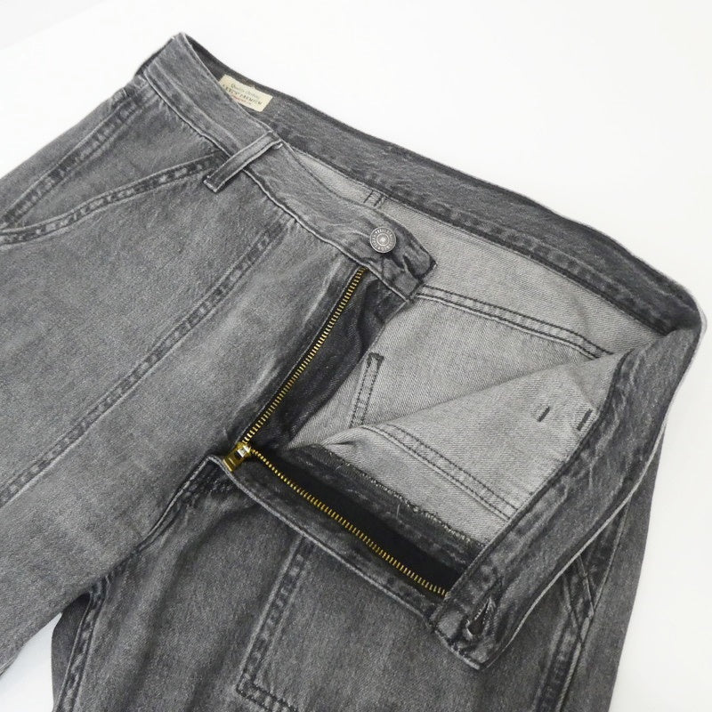 【中古】Levi's | リーバイス 555 リラックスストレートユーティリティブラック デニムパンツ A9234-0000 グレー