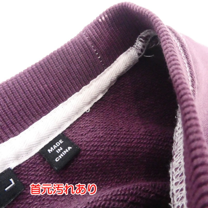 【中古】X-LARGE | エクストララージ EST 1991 BLEACHED CREWNECK SWEATSHIRT スウェット 101234012004 パープル サイズ:L