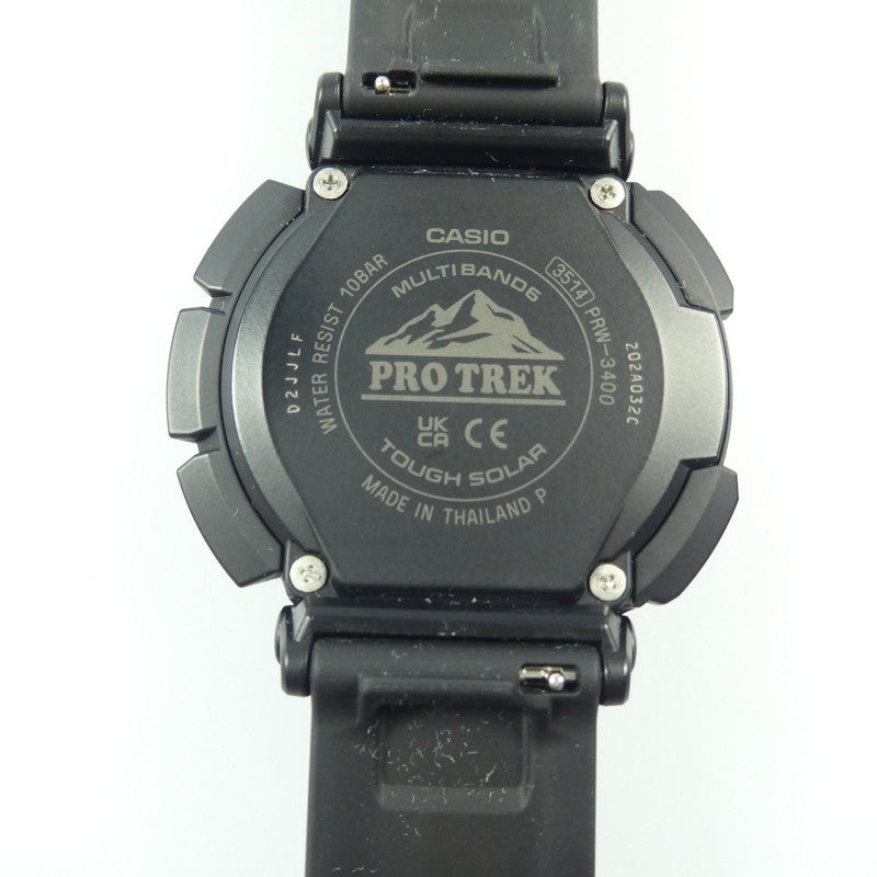 【中古】CASIO | カシオ PRO TREK 腕時計 PRW-30Y-3JF ブラック