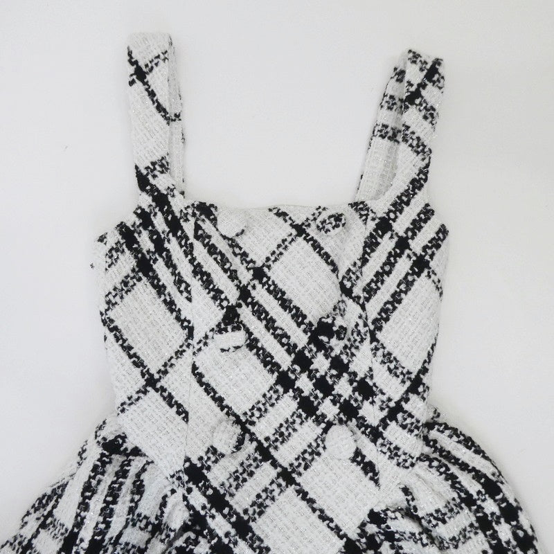 【中古】DURAS | デュラス Tweed mini dress ワンピース D1290268 ホワイト サイズ:S