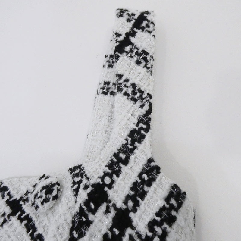 【中古】DURAS | デュラス Tweed mini dress ワンピース D1290268 ホワイト サイズ:S