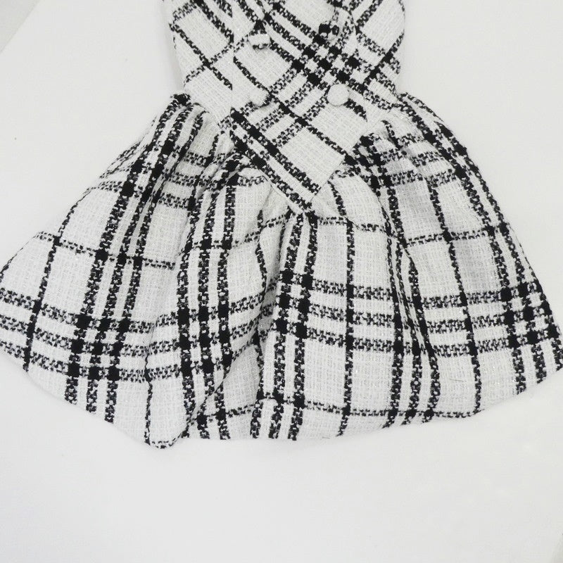 【中古】DURAS | デュラス Tweed mini dress ワンピース D1290268 ホワイト サイズ:S