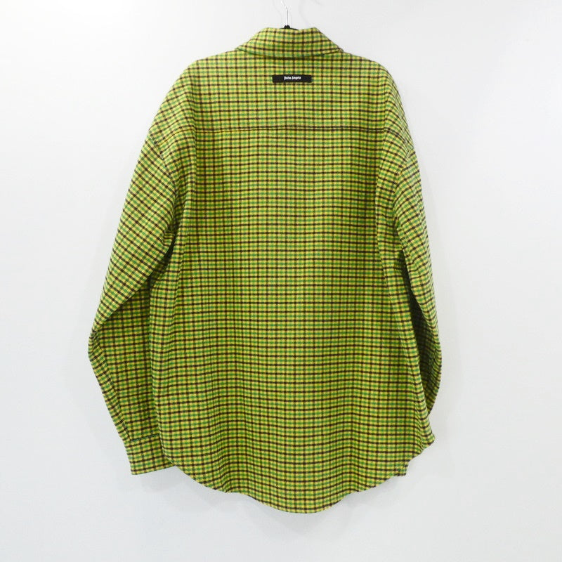 【中古】Palm Angels | パームエンジェルス MICRO CHECK OVERSHIRT その他トップス PMES012F23FAB005 - サイズ:48