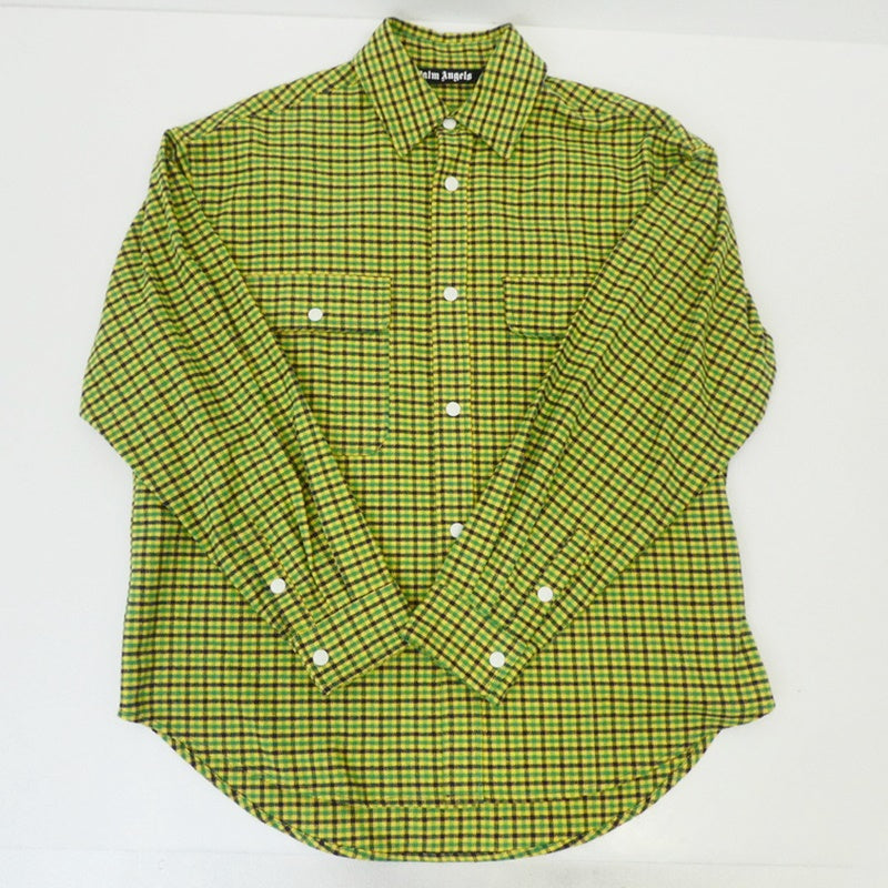 【中古】Palm Angels | パームエンジェルス MICRO CHECK OVERSHIRT その他トップス PMES012F23FAB005 - サイズ:48