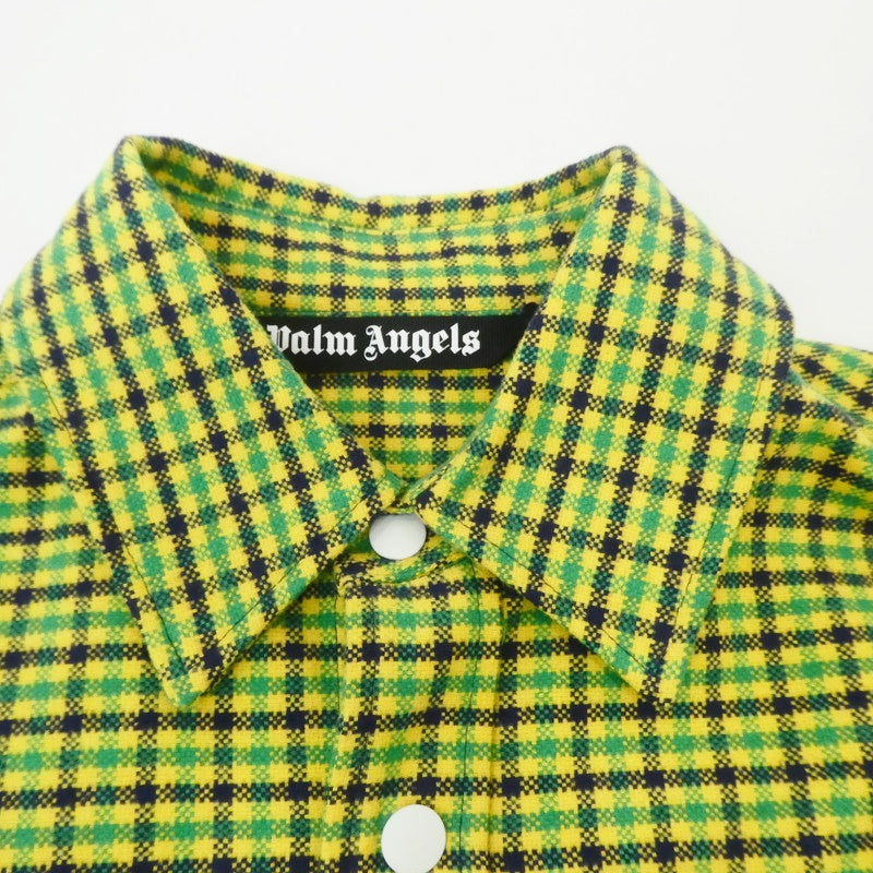 【中古】Palm Angels | パームエンジェルス MICRO CHECK OVERSHIRT その他トップス PMES012F23FAB005 - サイズ:48