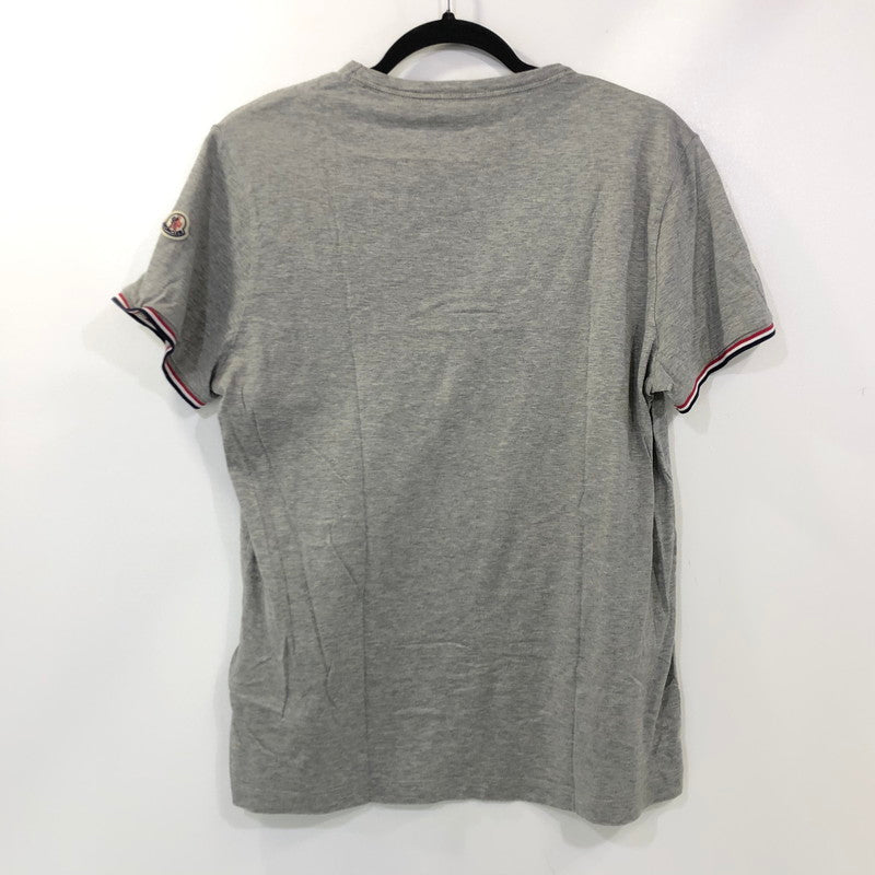 【中古】MONCLER | モンクレール MAGLIA T-SHIRT 半袖Tシャツ C10918019800 グレー サイズ:M