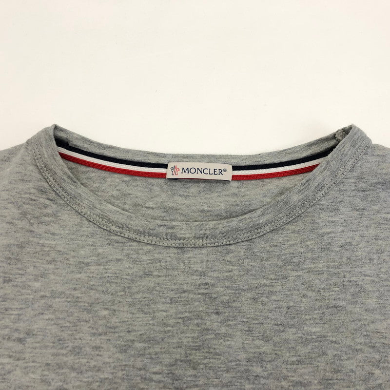 【中古】MONCLER | モンクレール MAGLIA T-SHIRT 半袖Tシャツ C10918019800 グレー サイズ:M