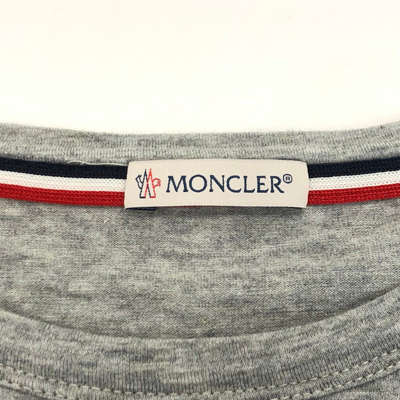 【中古】MONCLER | モンクレール MAGLIA T-SHIRT 半袖Tシャツ C10918019800 グレー サイズ:M