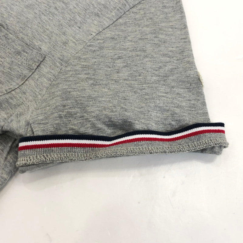 【中古】MONCLER | モンクレール MAGLIA T-SHIRT 半袖Tシャツ C10918019800 グレー サイズ:M