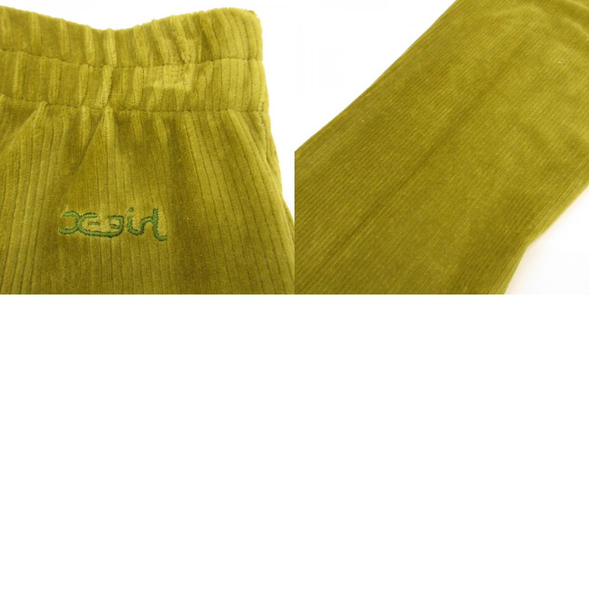 【中古】X-girl | エックスガール EASY WIDE PANTS パンツ 105214031008 サイズ:XS