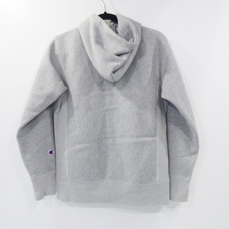 【中古】Champion | チャンピオン REVERSE WEAVE WINDSTOPPER パーカー C8-G125 グレー サイズ:S
